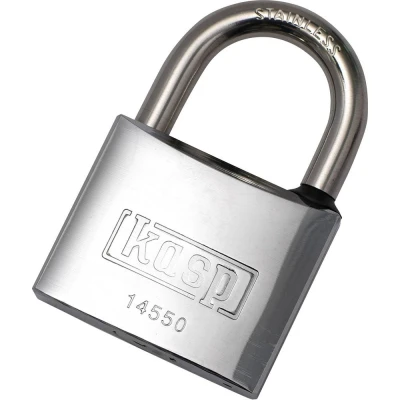 Afbeelding van Kasp K14550D Hangslot 50 mm Verschillend sluitend RVS Sleutelslot