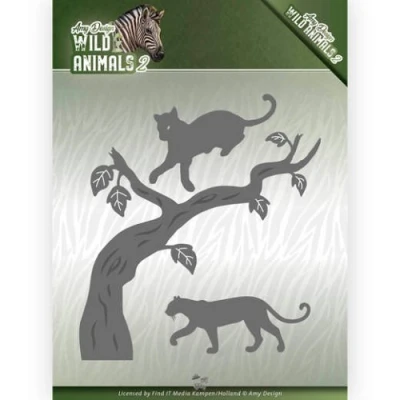 Afbeelding van Dies Amy Design Wild Animals 2 Panther