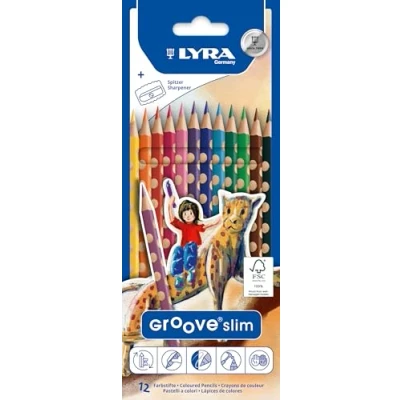 Image de Lyra crayons minces Groove 12 pièces multicolore