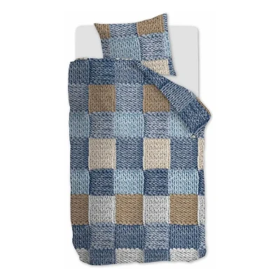 Afbeelding van Ariadne at Home Wool Shades dekbedovertrek 140x200220 Blauw