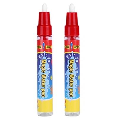 Afbeelding van Waterpennen voor baby&#039;s, 2 stuks, magische pennen, magisch watertekenspeelgoed, doodle pen, vervangende waterborstel kinderen, schildermat