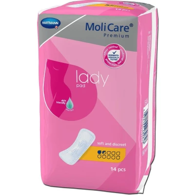 Afbeelding van Molicare Pr Lady Pad 1,5drops 14 P/s