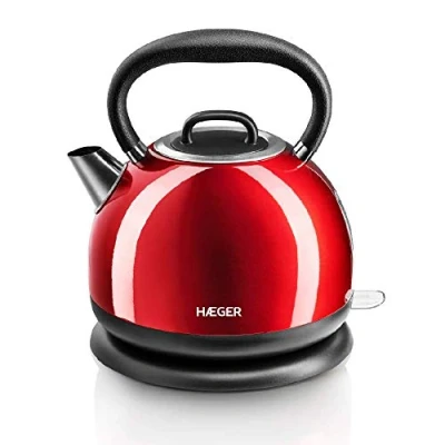 Image de Bouilloire Électrique HAEGER Red Cherry Capacité 1.7 Litres Puissance 2200W