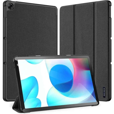 Afbeelding van Dux Ducis Tablet hoes geschikt voor OPPO Realme Pad (2021) Domo Tri fold Case Auto Wake/Sleep functie Zwart