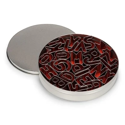 Afbeelding van Patisse Uitstekers Alfabet RVS set/26