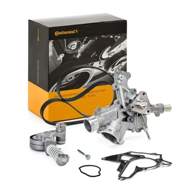Afbeelding van CONTITECH 5PK1230WP3 Waterpomp + tandriemenset Met kogelscharnier OPEL: Corsa C Hatchback, Astra H Meriva A