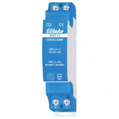 Afbeelding van ELTAKO Voedingsblok voor DIN rail. 88..264V/12VDC 24W