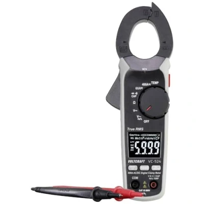 Afbeelding van VOLTCRAFT VC 524 Stroomtang Digitaal CAT III 600 V Weergave (counts): 6000