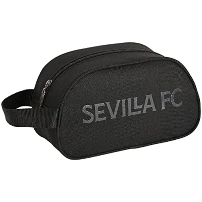 Afbeelding van Toilettas voor op School Sevilla Fútbol Club Teen Zwart (26 x 15 12 cm)