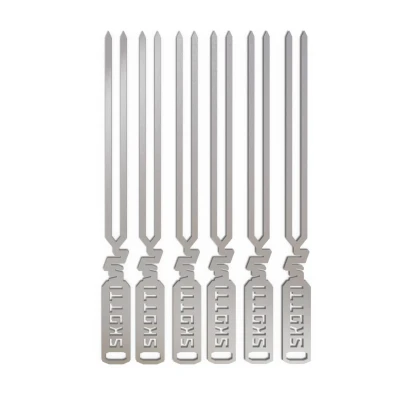 Afbeelding van SKOTTI Pikes Grillspiezen Zilver Accessoires