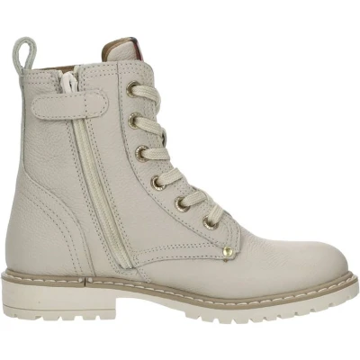 Afbeelding van Develab Veter Veterboots voor kinderen, Maat: 28, Beige Leer