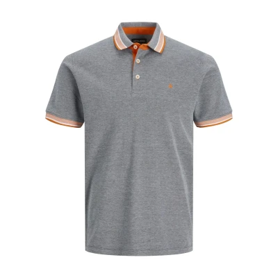 Afbeelding van Jack &amp; Jones Hommes Vêtements Polos Manches courtes Gris M