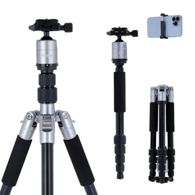 Afbeelding van Rollei Compact Traveller NO.1 Tripod Werkhoogte: 30 140 cm Titaan