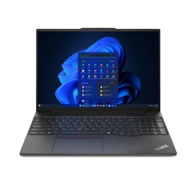 Image de Lenovo ThinkPad E16 Gen 2 21M5 AMD Ryzen 7 7735HS / jusqu&#039;à 4.75 GHz Win 11 Pro Radeon 680M 16 Go RAM 512 SSD TCG Opal Encryption 2, NVMe 16&quot; IPS 1920 x 1200 Gigabit Ethernet Wi Fi 6E, Bluetooth noir graphite clavier : Français