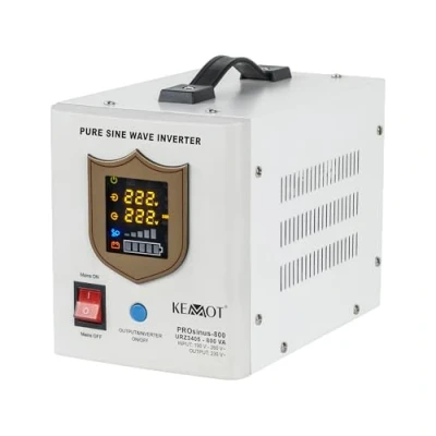 Afbeelding van KEMOT prosinus noodvoeding, 500 stuks, zuivere sinus, laadfunctie, 12 V, 230 800 VA/500 W