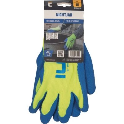 Afbeelding van Cerva Nightjar Blister Hs Gedoopt in Latex Geel/Blauw