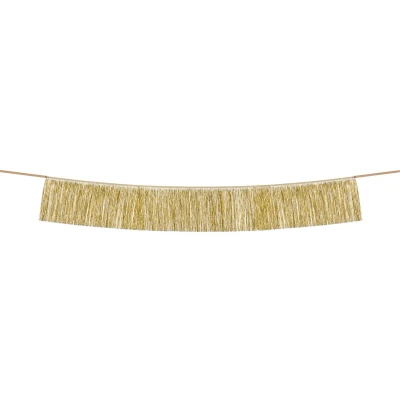 Afbeelding van PARTYDECO Gouden draadslinger 135 cm