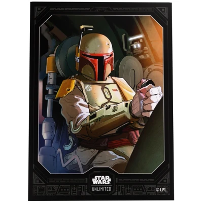 Afbeelding van Gamegenic Star Wars: Unlimited Art Sleeves: Boba Fett (60 stuks)