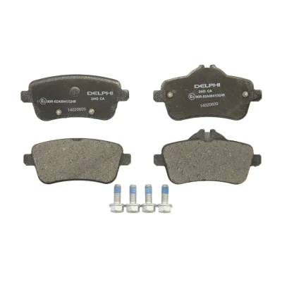 Afbeelding van DELPHI LP2443 Remblokkenset Geschikt voor slijtage waarschuwingscontact Met anti kreukplaat toebehoren MERCEDES BENZ: GLE Off Road, ML Class