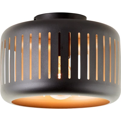 Afbeelding van Brilliant Tyas Plafondlamp E27 max 1x60W Zwart/Goud