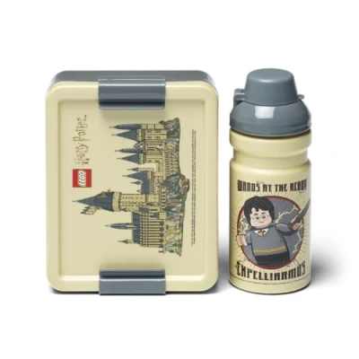 Afbeelding van LEGO Lunchset Harry Potter Hogwarts Kunststof Beige