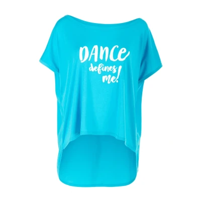 Afbeelding van Winshape MCT017 Ultra Light Tshirt print, Dames, Maat: XXL, Sky blue