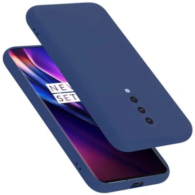 Afbeelding van Cadorabo Hoesje geschikt voor OnePlus 8 in LIQUID BLAUW Beschermhoes gemaakt van flexibel TPU silicone Case Cover