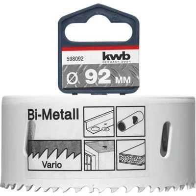 Afbeelding van KWB Gatenzaag HSS Bi metaal 598 092 Ø 92 mm