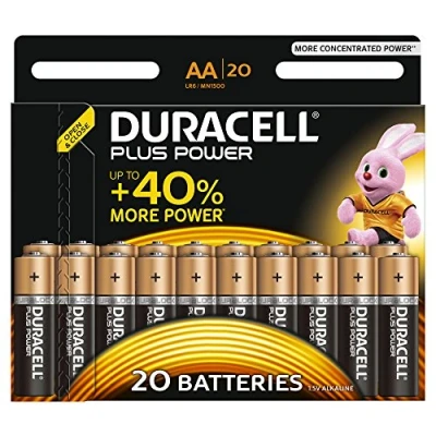Afbeelding van Duracell Alkaline Plus Power AA 20 batterijen