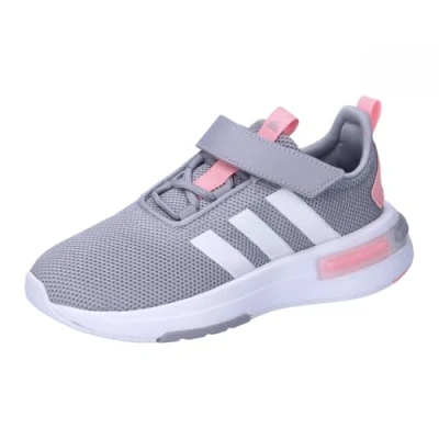 Afbeelding van adidas Racer TR23 Shoes Kids Sneakers, uniseks, Glory Grijs/Roze Spark/Core Zwart