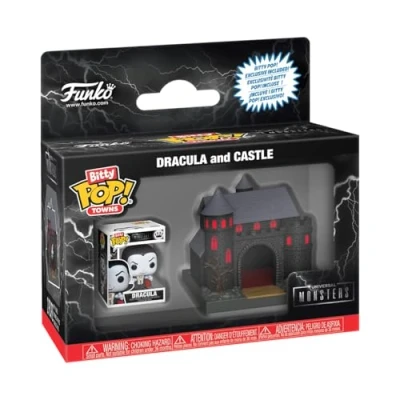 Afbeelding van Funko Pop ! Bitty Town : Monstres universels Dracula et château