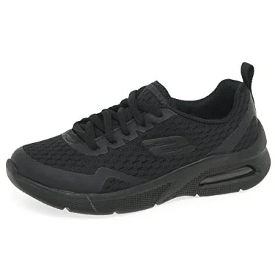 Afbeelding van Skechers Microspec Max sneakers, Rand van zwart textiel