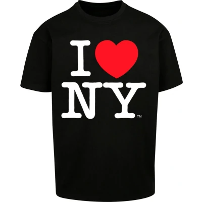Afbeelding van Merchcode I Love NY Oversize Heren T shirt 4XL Zwart