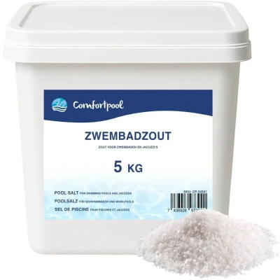 Afbeelding van Comfortpool Zwembadzout 5 kg voor schoon zwembadwater Geschikt Intex zoutwatersysteem