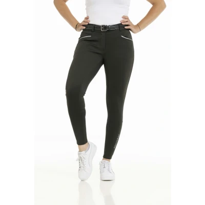 Image de EQUITHÈME Pantalon d&#039;Équitation Claudine Forest Green EU 34
