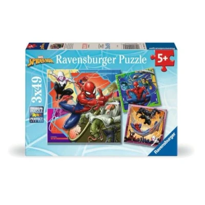 Afbeelding van Ravensburger Spider Man Puzzel 3x49 Stukjes