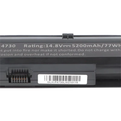 Afbeelding van Batterij geschikt voor HP ProBook 4730s, 4740s, Li ion, 14.4V, 5200mAh, 74.9Wh, zwart
