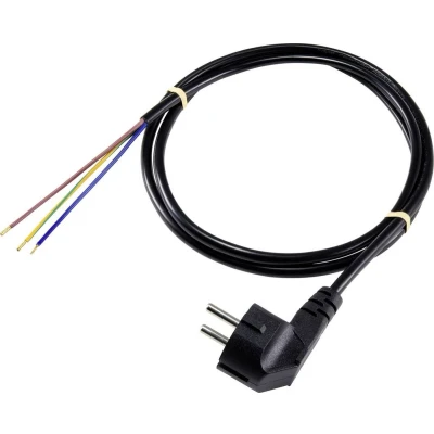 Afbeelding van Sygonix SY 5043466 Stroom Aansluitkabel Zwart 5.00 m