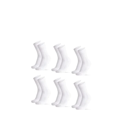Afbeelding van Danish Endurance Tennis CREW 6 PACK Sokken, Maat: 39 42, White