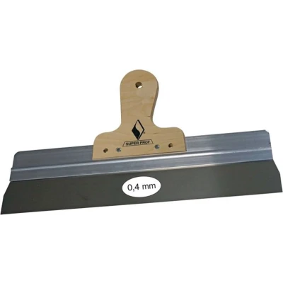 Afbeelding van Spackmes SUPER PROF aluminium 220 mm RVS met houten handgreep