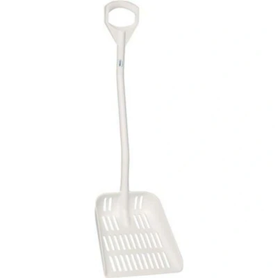 Image de VIKAN 56035 écope, ergonomique, 1145 mm, polypropylène, blanc 5603/5