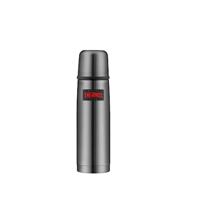 Afbeelding van THERMOS Light and Compact thermosfles van roestvrij staal, mat, grijs, 0,5 l