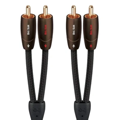 Afbeelding van Audioquest Big Sur 2x RCA naar Kabel Audio 0,6m