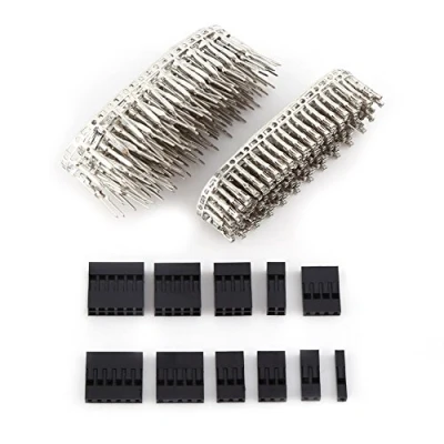 Afbeelding van 620pcs 2.54mm Dupont Mannelijke Vrouwelijke Jumper Connector Kit