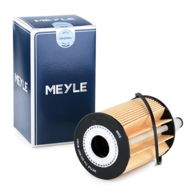 Afbeelding van MEYLE 714 322 0007 Oliefilter ORIGINAL Quality Met pakking Filter insert PEUGEOT: 206 Hatchback, 208 I Partner II Tepee