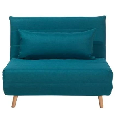 Afbeelding van SETTEN Slaapbank 1 zit Blauw Polyester