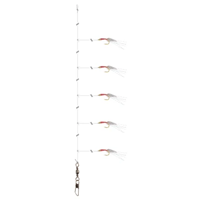 Afbeelding van Daiwa GrandW. Herring Rig Sabiki #10 pink glow Zeevis onderlijn