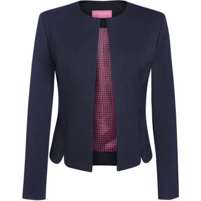 Afbeelding van Brook Taverner Jasje Vega BT2356 Navy Pin Dot