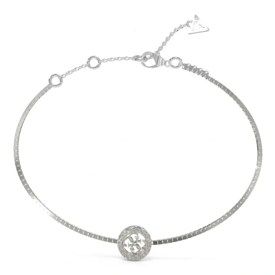 Afbeelding van Guess Armband Love Mini Bracelet Rhodium Zilverkleurig