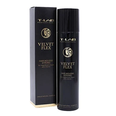 Afbeelding van T Lab Velvet Flex Hair Mousse Strong 300ml Haibu by Kapperskorting.com